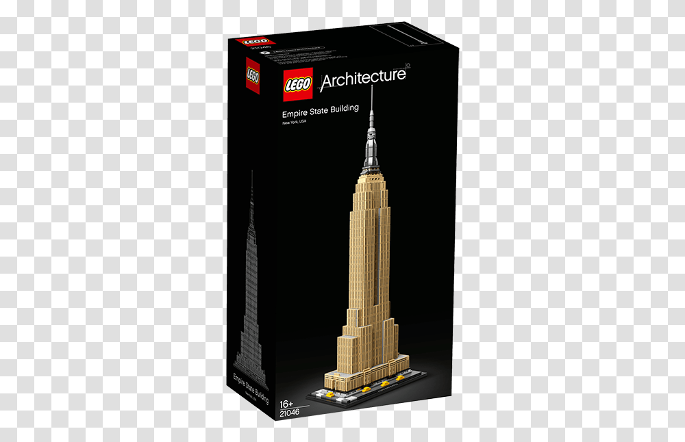 Lego Architektur Empire State Building, Spire, Tower, Architecture, Metropolis Transparent Png