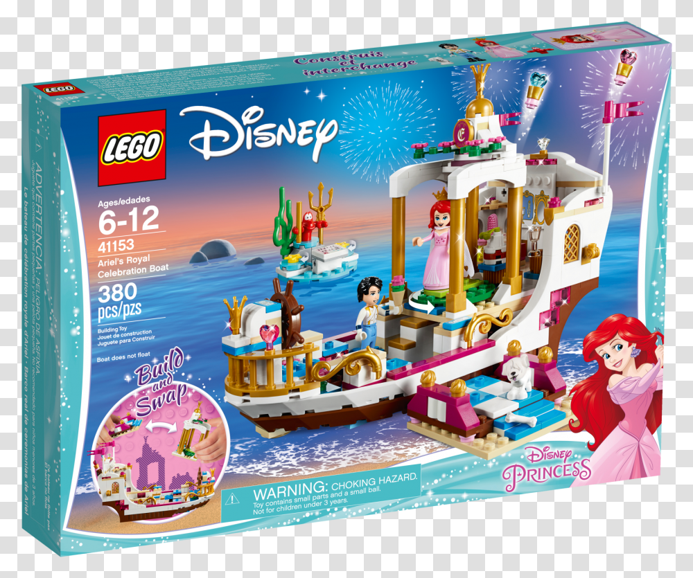 Lego Ariel's Royal Celebration Boat, Person, Dvd, Disk, Angry Birds Transparent Png