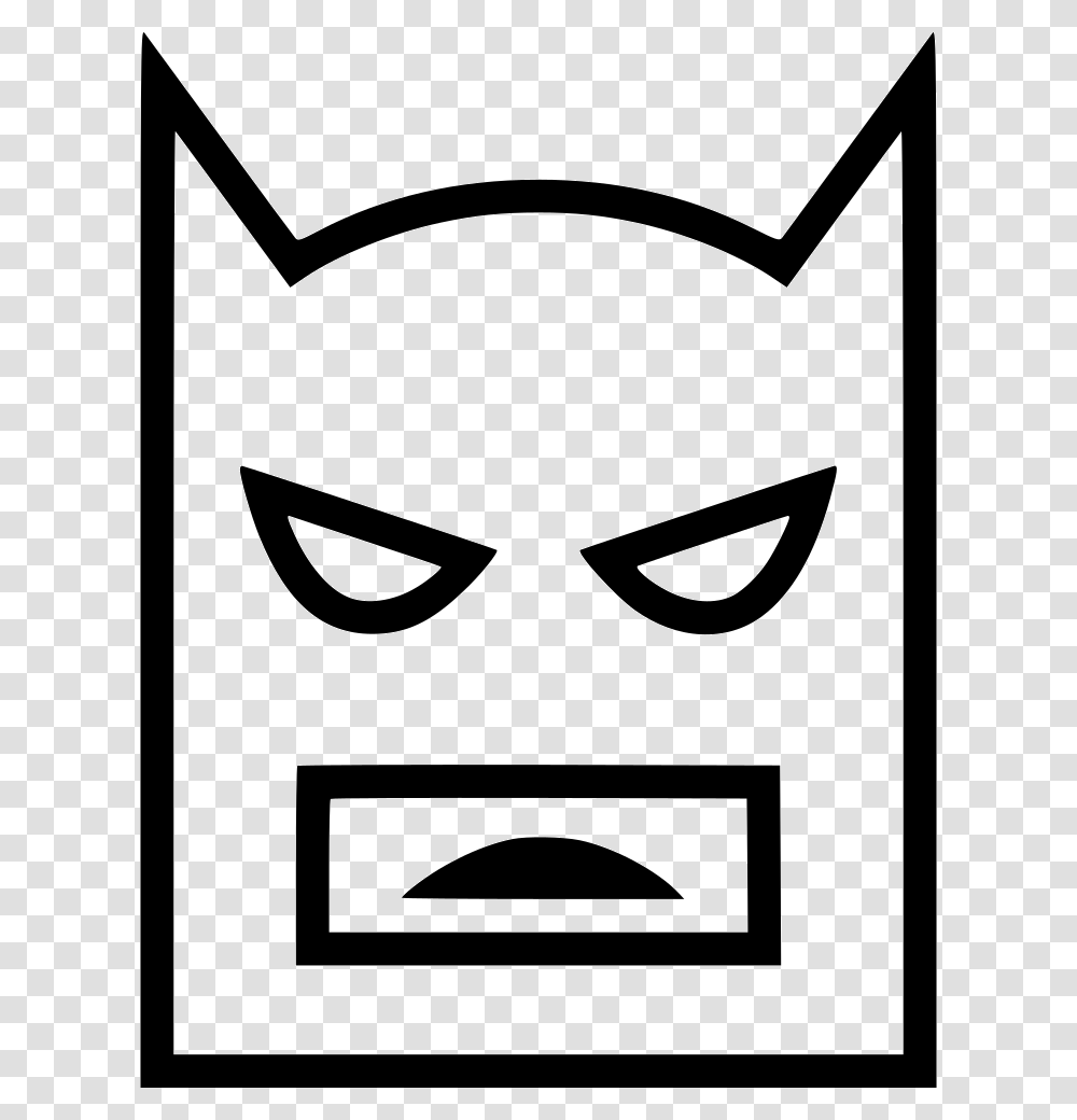Lego Batman Bat Mask Video Gaming Icon Free Download, Stencil, Label Transparent Png