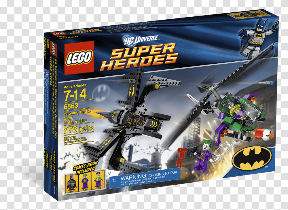 Lego Batman Batwing Battle Over Gotham City Transparent Png