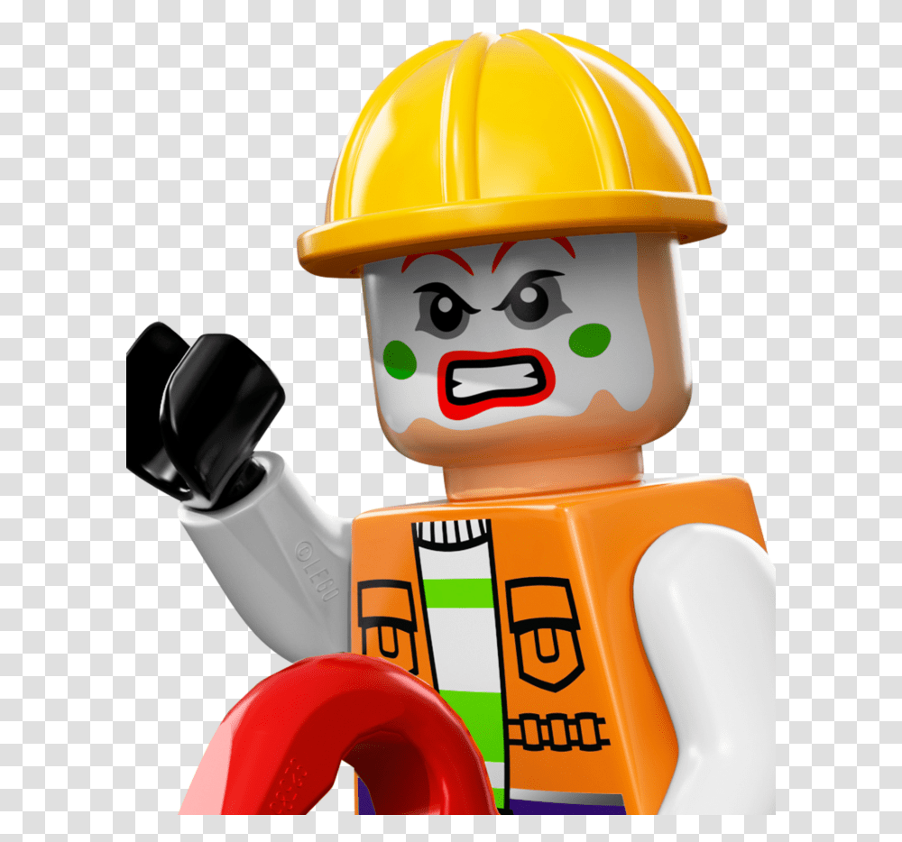Lego Batman Joker Henchman, Robot, Hardhat, Helmet Transparent Png