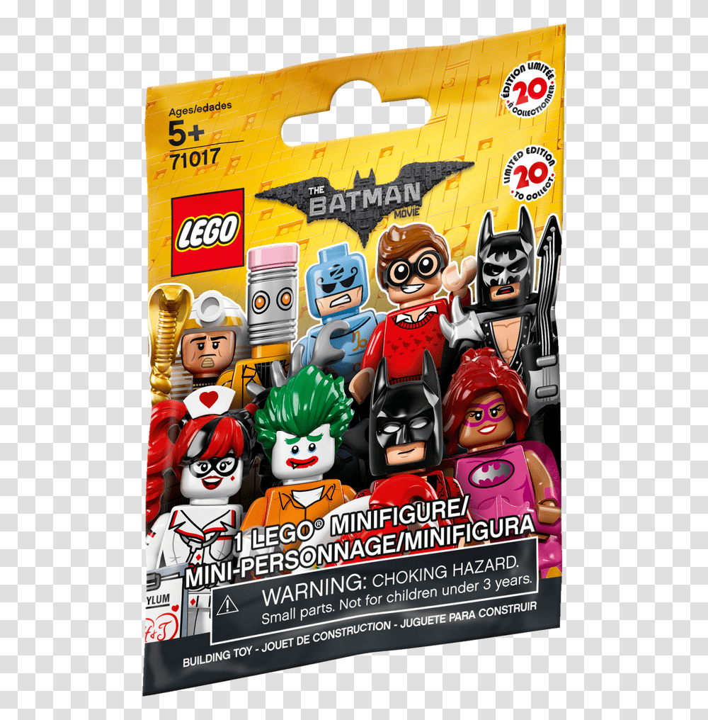 Lego Batman Movie Blind Bags, Advertisement, Poster, Flyer, Paper Transparent Png