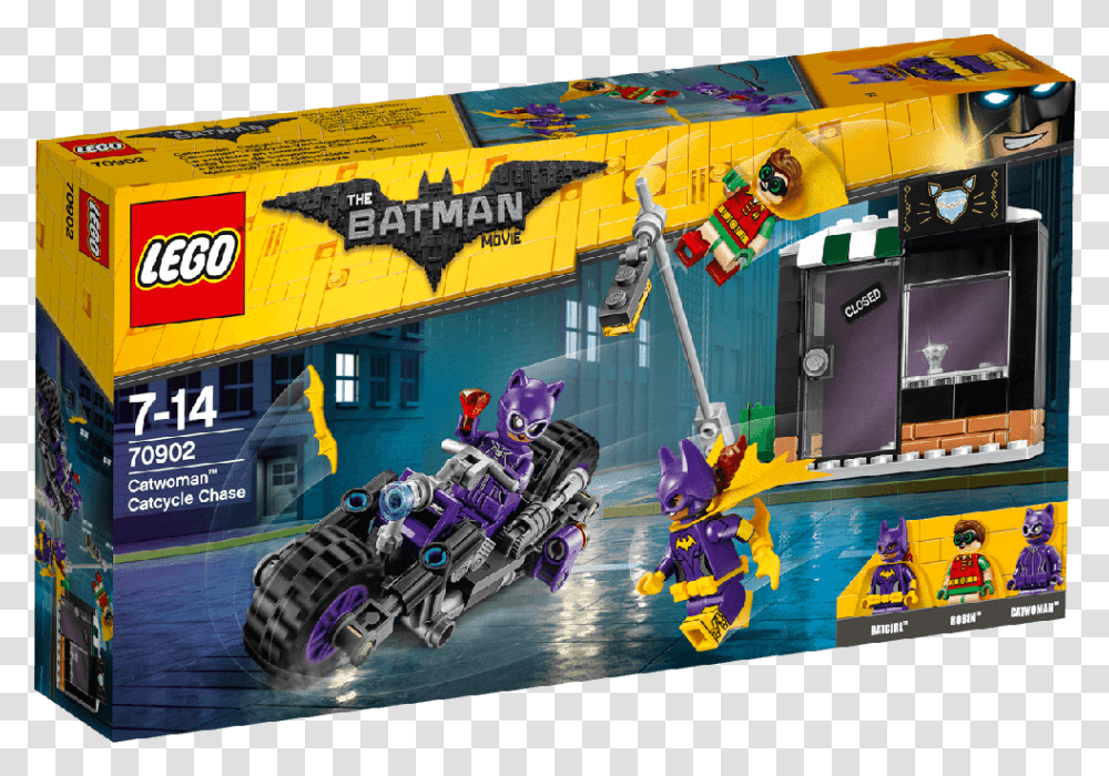 Lego Batman Movie Catwoman Catcycle Chase Lego Batman Movie The Scuttler, Toy, Wheel, Machine, Person Transparent Png