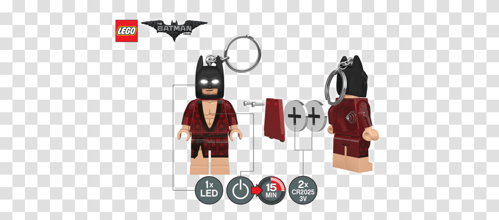 Lego Batman Movie Kimono Key Light Porta Chiavi Di Batman Lego, Clothing, Apparel, Leisure Activities, Tartan Transparent Png