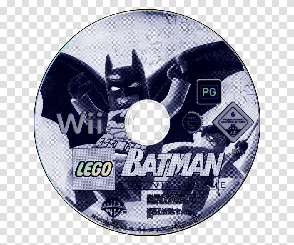 Lego Batman The Videogame Wii, Disk, Dvd, Helmet Transparent Png