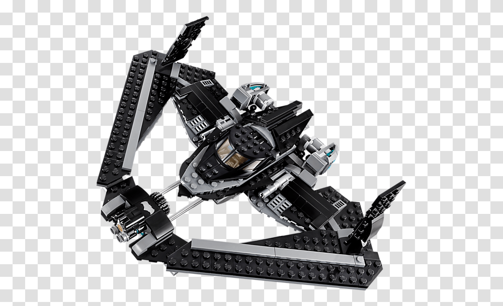 Lego Batman V Superman Batwing, Vehicle, Transportation, Spaceship, Aircraft Transparent Png