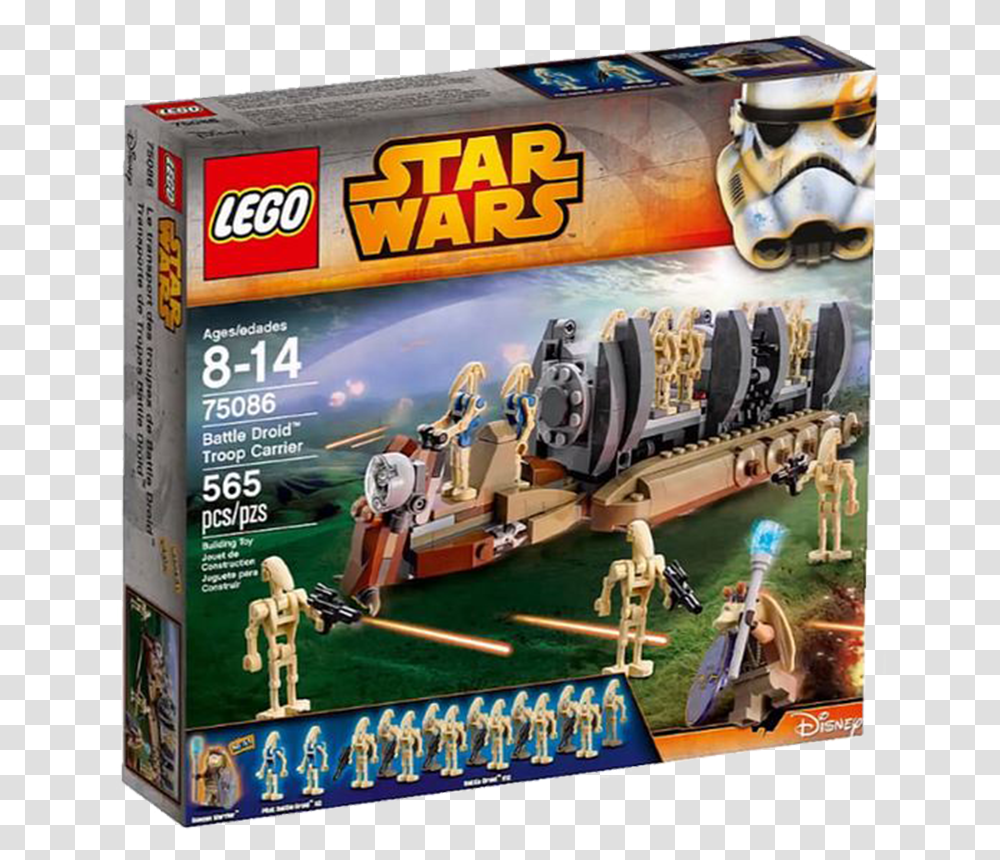 Lego Battle Droid Troop Carrier, Train, Vehicle, Transportation, Arcade Game Machine Transparent Png