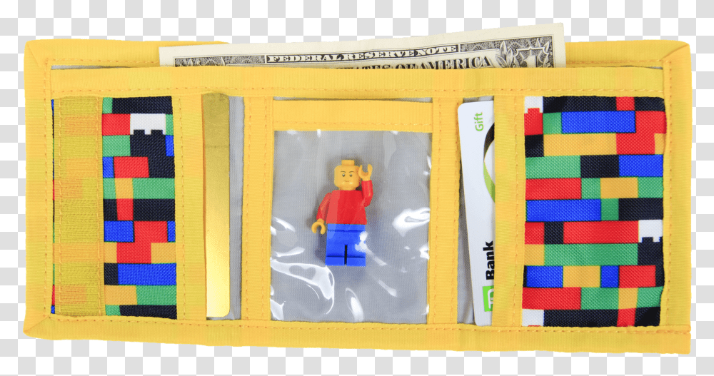 Lego Brick Wallet Open Lego Brick Wallet Transparent Png