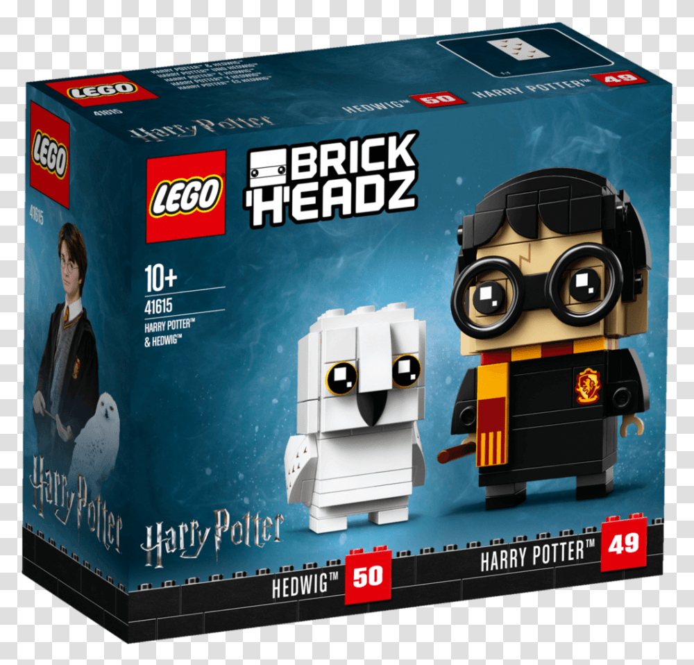 Lego Brickheadz 41615 Harry Potter & Hedwig Lego Brickheadz De Harry Potter, Person, Human, Electrical Device, Robot Transparent Png