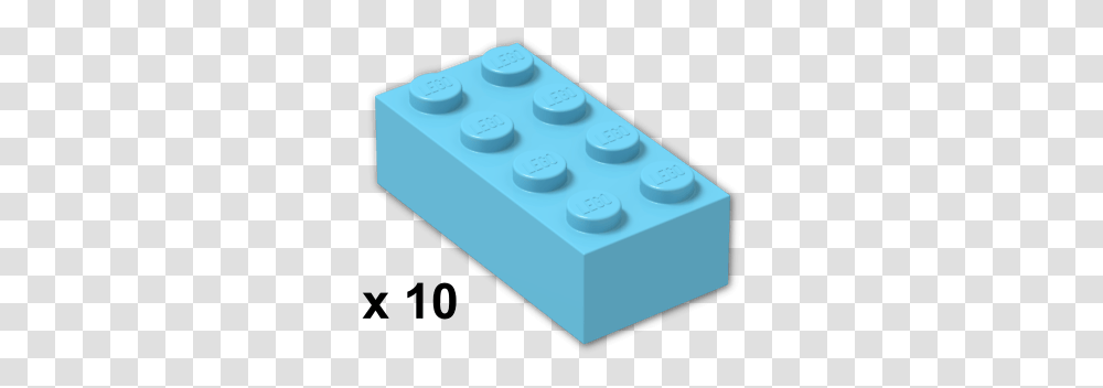 Lego Bricks Lot Of 10 Blue Medium Azure Baby Pastel 2 X 4 New Ebay Light Blue Lego Brick, Electronics, Remote Control Transparent Png