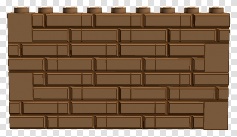 Lego Brown Brick Wall, Gold Transparent Png