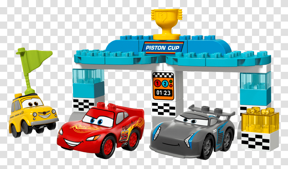 Lego Car Clipart Royalty Free Stock Piston Cup Race Cars 3 Duplo Lego, Vehicle, Transportation, Toy, Sports Car Transparent Png