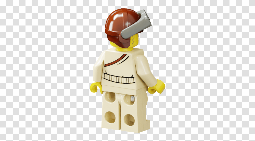 Lego Character Back, Toy, Figurine, Helmet Transparent Png