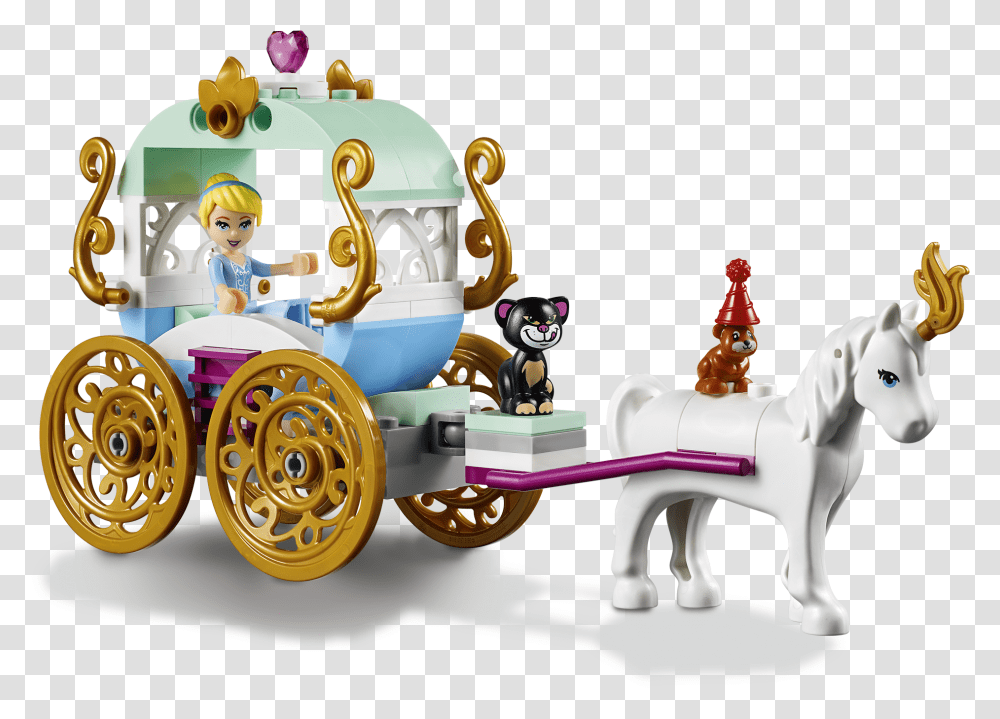 Lego Cinderella Carriage, Toy, Wagon, Vehicle, Transportation Transparent Png