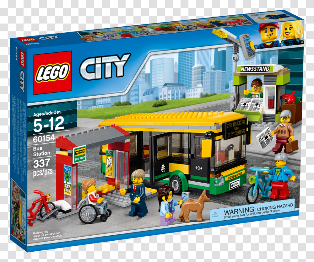 Lego City Bus Station, Machine, Transportation, Vehicle, Wheel Transparent Png