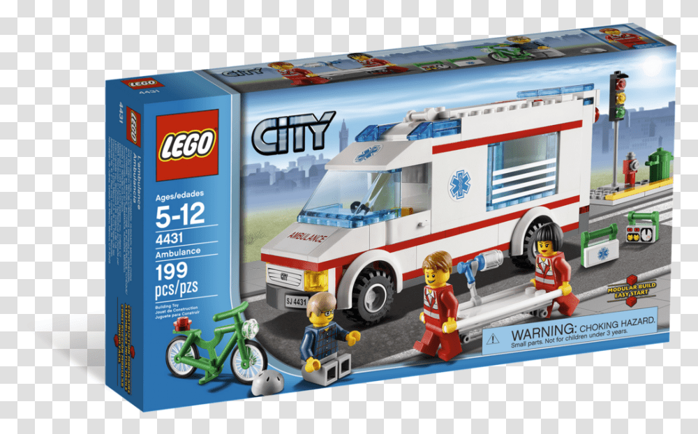 Lego City Hospital Set, Bicycle, Vehicle, Transportation, Bike Transparent Png