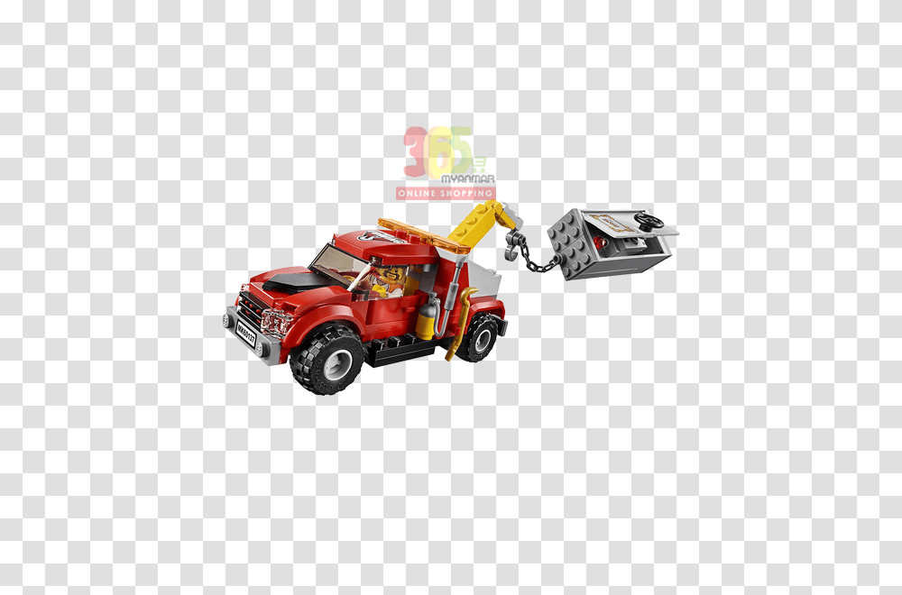 Lego City Police Tow Truck Trouble Building Toy, Vehicle, Transportation, Car, Automobile Transparent Png