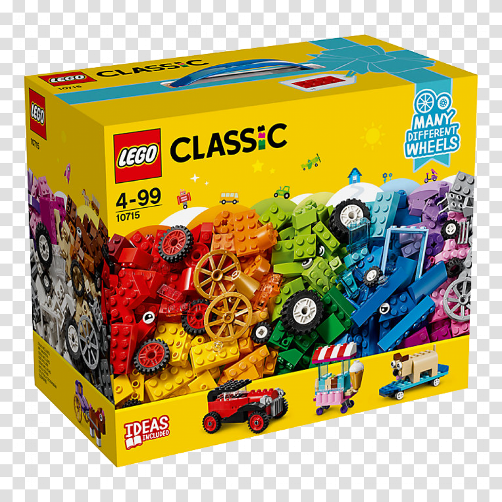 Lego Classic Bricks On A Roll Lego Classic With Wheels, Advertisement, Poster, Paper, Flyer Transparent Png