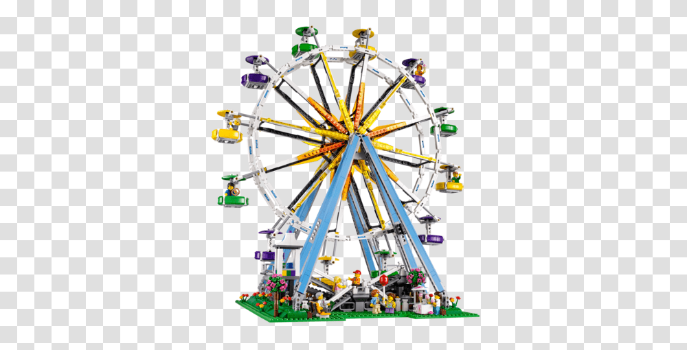 Lego Creator Expert Ferris Wheel My Hobbies, Amusement Park, Person, Human, Toy Transparent Png
