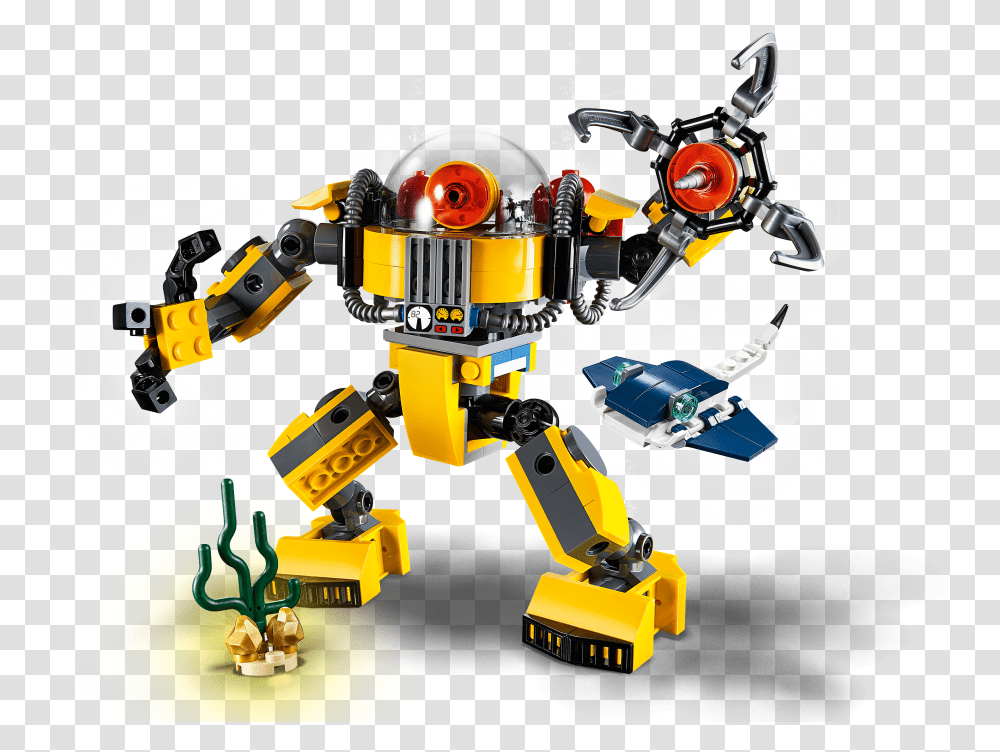 Lego Creator Underwater Robot, Toy, Bumblebee, Apidae, Insect Transparent Png