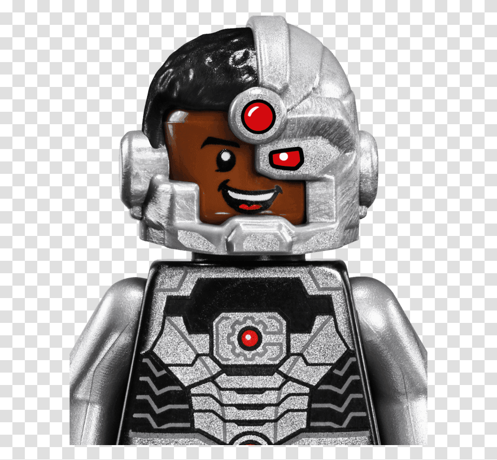 Lego Cyborg, Helmet, Apparel, Robot Transparent Png