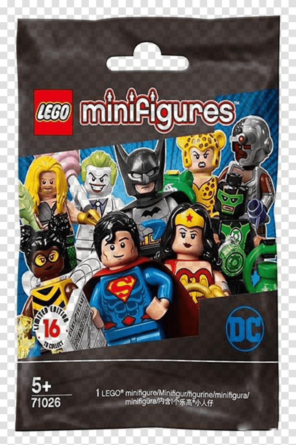 Lego Dc Super Heroes Blind Bags, Label, Collage, Poster Transparent Png