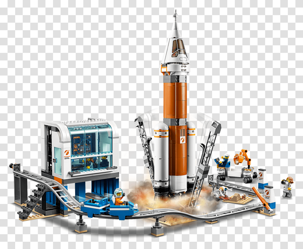 Lego Deep Space Rocket, Spaceship, Aircraft, Vehicle, Transportation Transparent Png