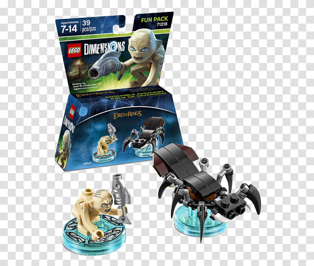Lego Dimen Fun Gollum Large Lego Dimensions The Lord Of The Rings, Flyer, Paper, Advertisement, Brochure Transparent Png