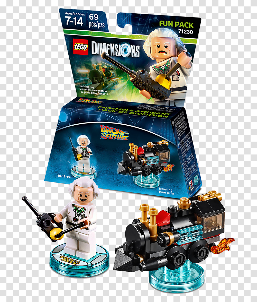 Lego Dimensions Back To The Future Fun Pack, Person, Human, Arcade Game Machine, Video Gaming Transparent Png