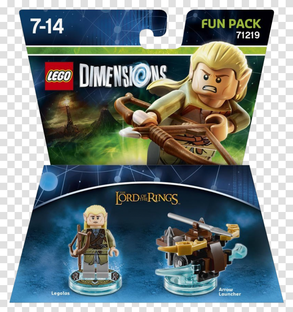 Lego Dimensions Lord Of The Rings, Person, Advertisement, Poster, Machine Transparent Png
