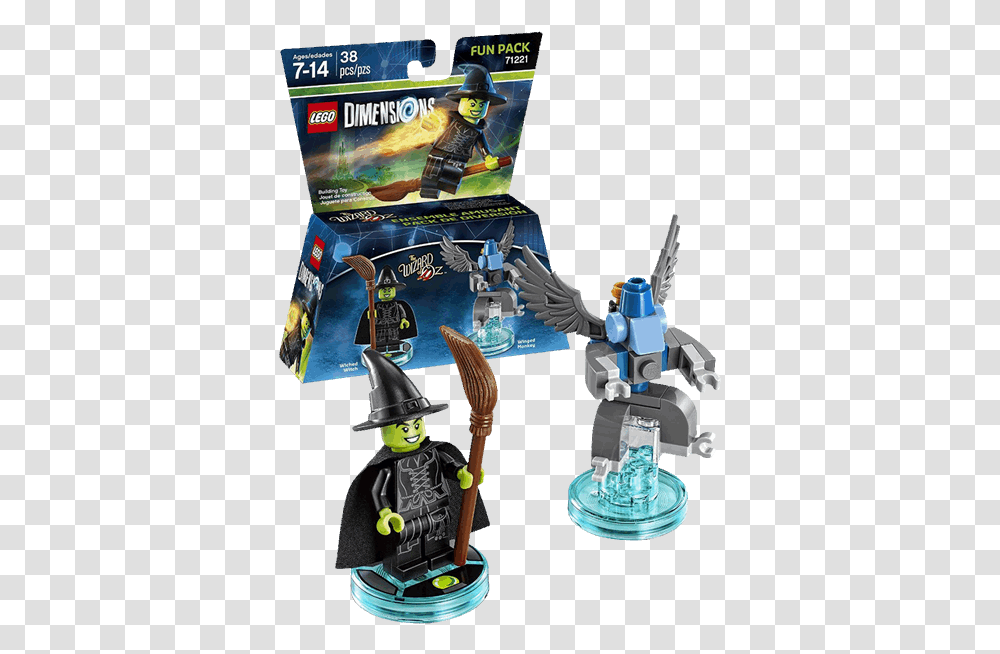 Lego Dimensions Wicked Witch, Toy, Person, Human, Figurine Transparent Png