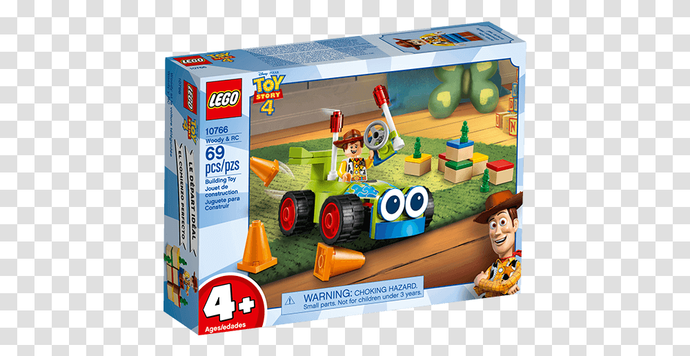 Lego Disney Toy Story Woody Amp Rc Lego Toy Story 4 Woody And Rc, Wheel, Machine, Advertisement, Paper Transparent Png