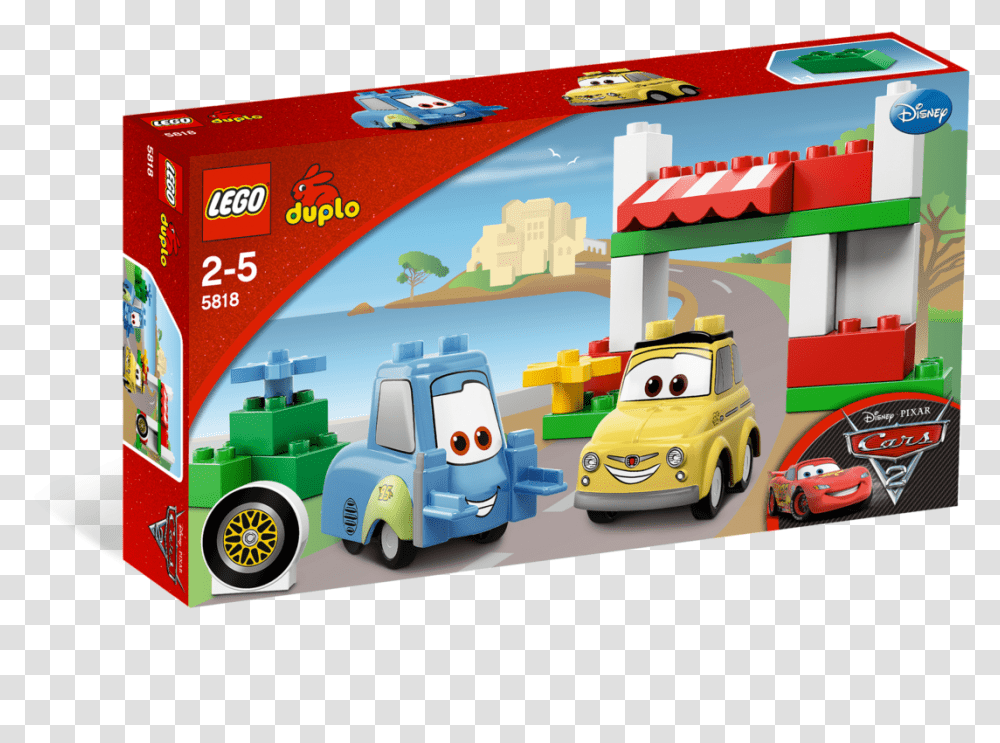 Lego Duplo Luigi, Car, Vehicle, Transportation, Automobile Transparent Png