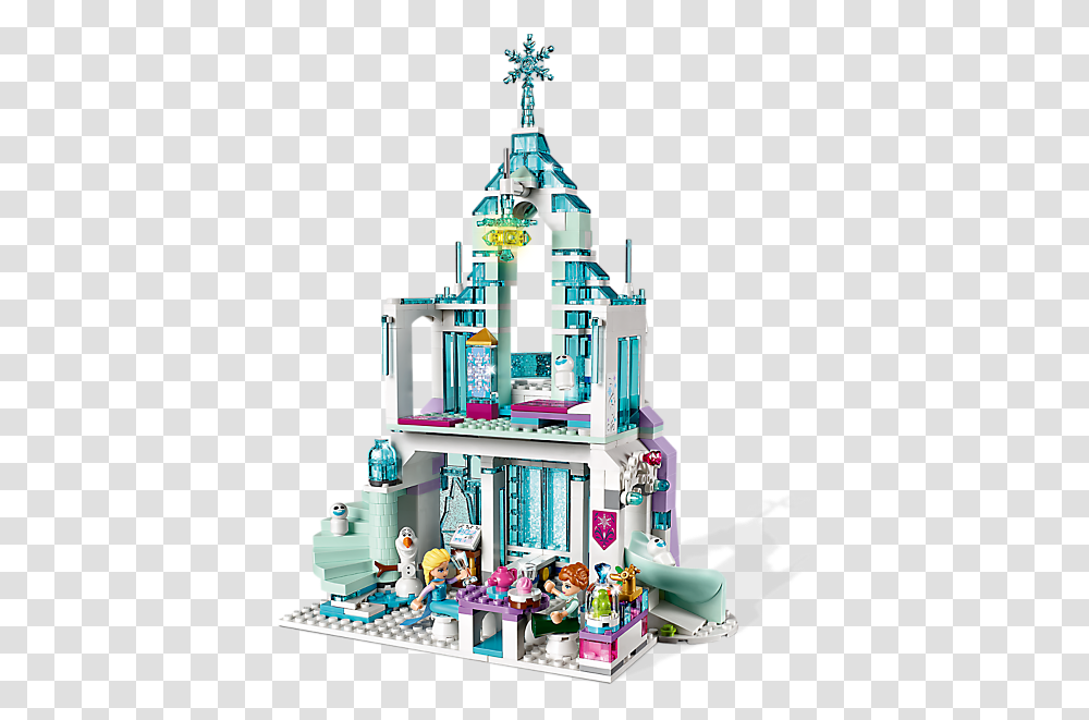 Lego Elsa's Magical Ice Palace, Toy, Spaceship, Aircraft, Vehicle Transparent Png