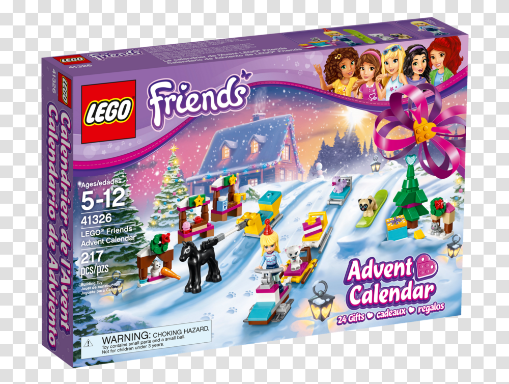Lego Friends Advent Calendar, Toy, Person, Neighborhood Transparent Png