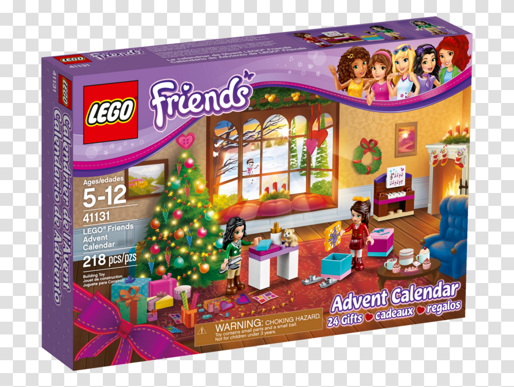 Lego Friends Adventskalender 2017, Christmas Tree, Ornament, Plant, Person Transparent Png