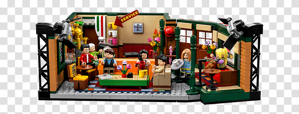 Lego Friends Central Perk, Person, Building, Museum, Housing Transparent Png