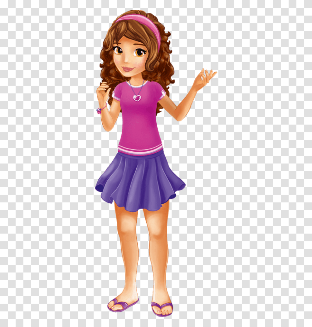 Lego Friends Olivia, Skirt, Person, Female Transparent Png