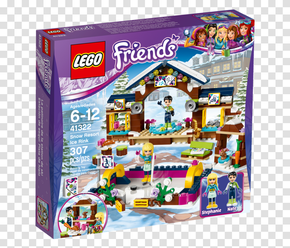 Lego Friends Skating Rink, Person, Outdoors, Female, Neighborhood Transparent Png