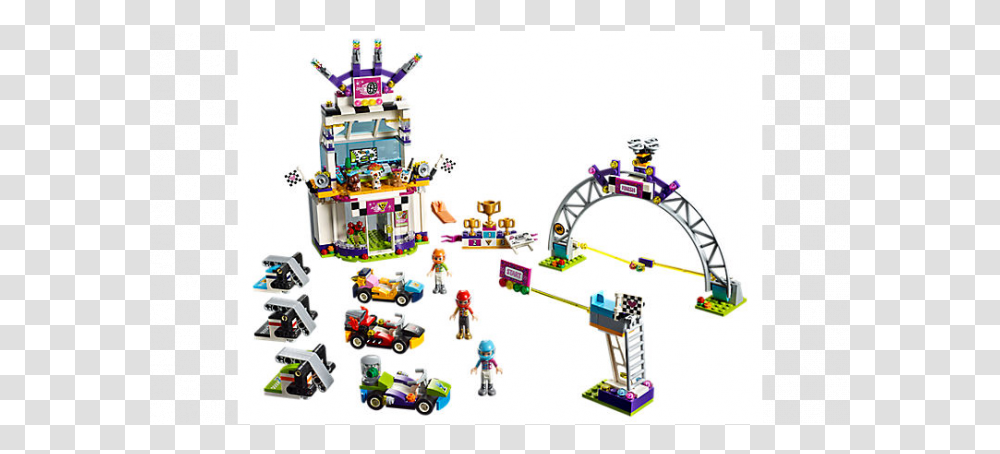 Lego Friends The Big Race Day Lego Friends Heartlake The Big Race Day, Toy, Sports Car, Vehicle, Transportation Transparent Png