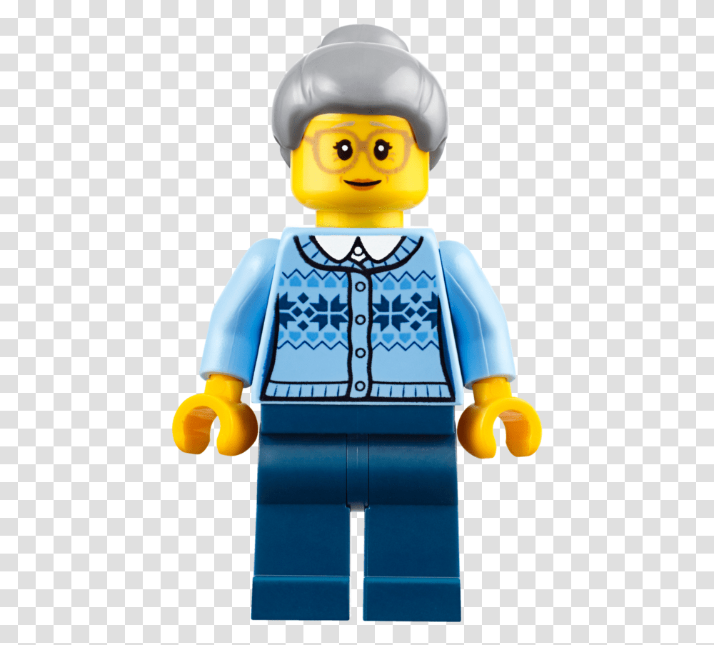 Lego Grandma, Toy, Person, Long Sleeve Transparent Png