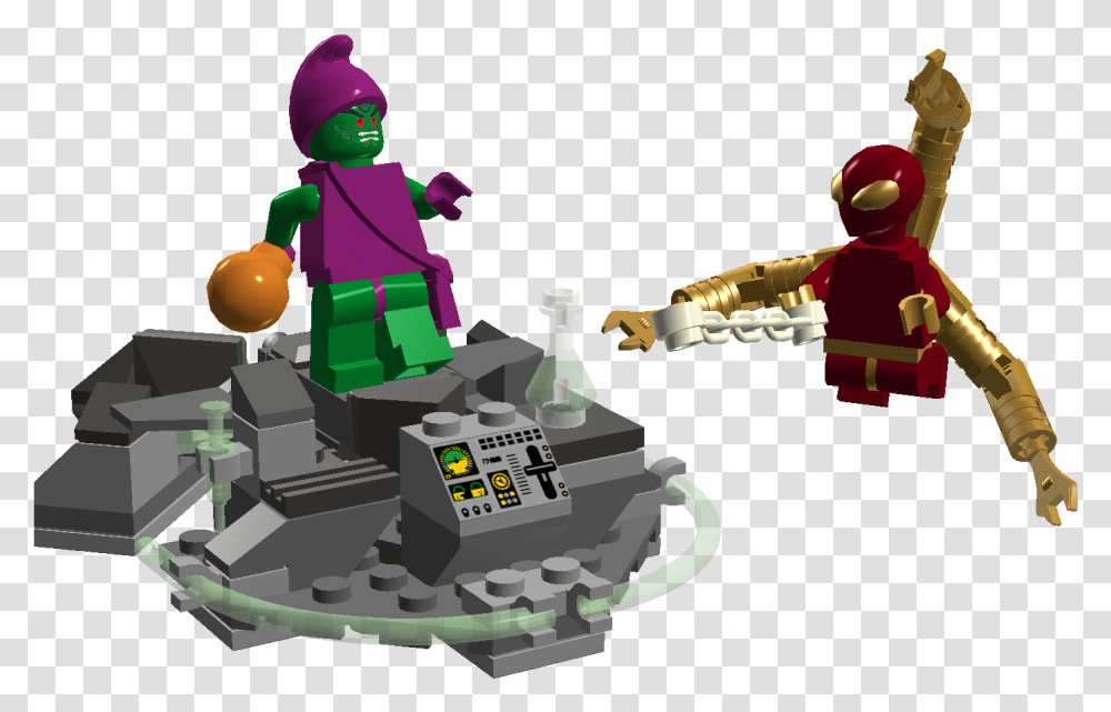 Lego Green Goblin Sets, Toy, Vehicle, Transportation Transparent Png
