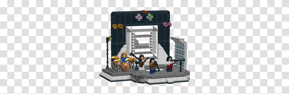 Lego Ideas Killer Queen Queen Lego, Person, Building, Stage, Architecture Transparent Png