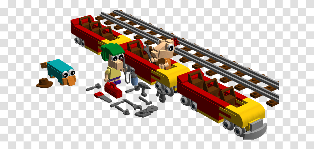 Lego Ideas Phineas Und Ferb Lego, Truck, Vehicle, Transportation, Toy Transparent Png