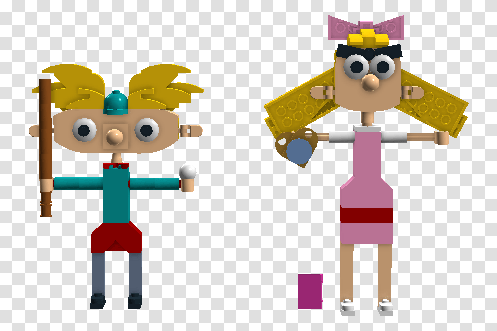 Lego Ideas Product Hey Arnold And Helga Nickelodeon Hey Arnold Lego, Toy, Robot Transparent Png