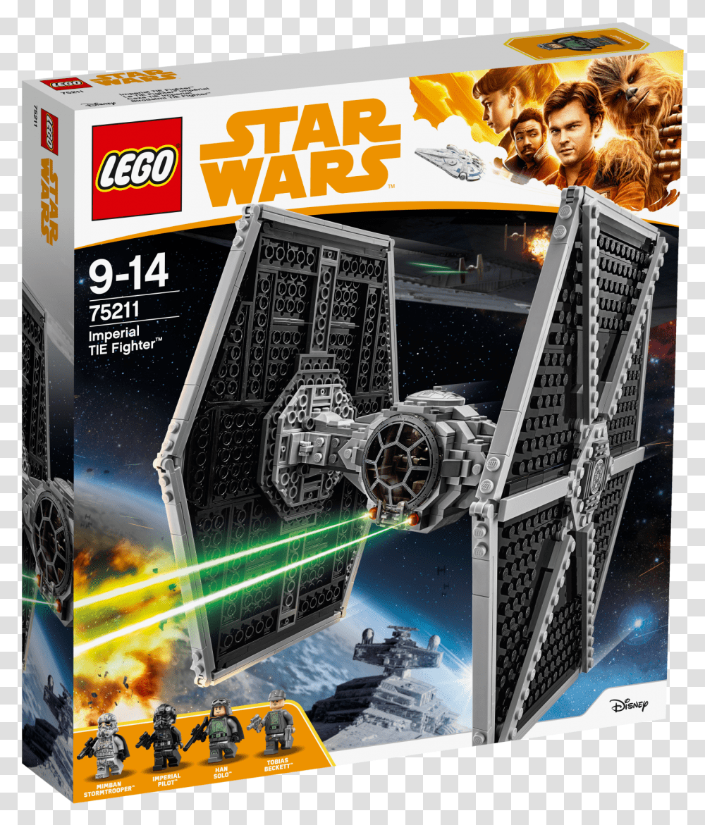 Lego Imperial Tie Fighter 75211 Lego Star Wars Tie Fighter, Person, Human, Machine, Poster Transparent Png