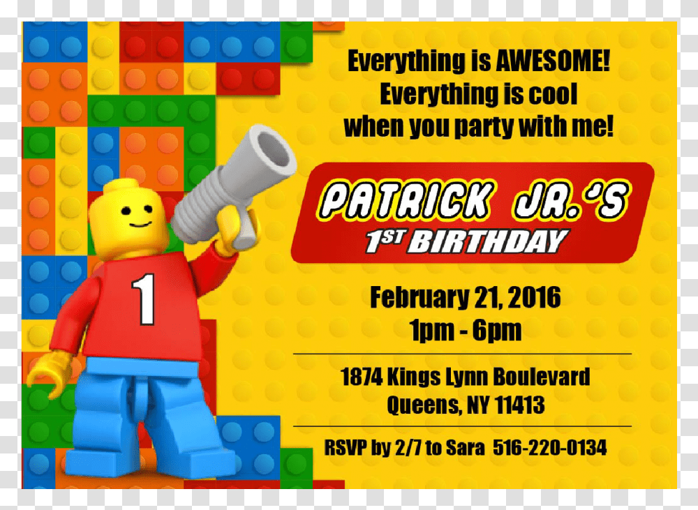 Lego Invitations, Advertisement, Poster, Flyer, Paper Transparent Png