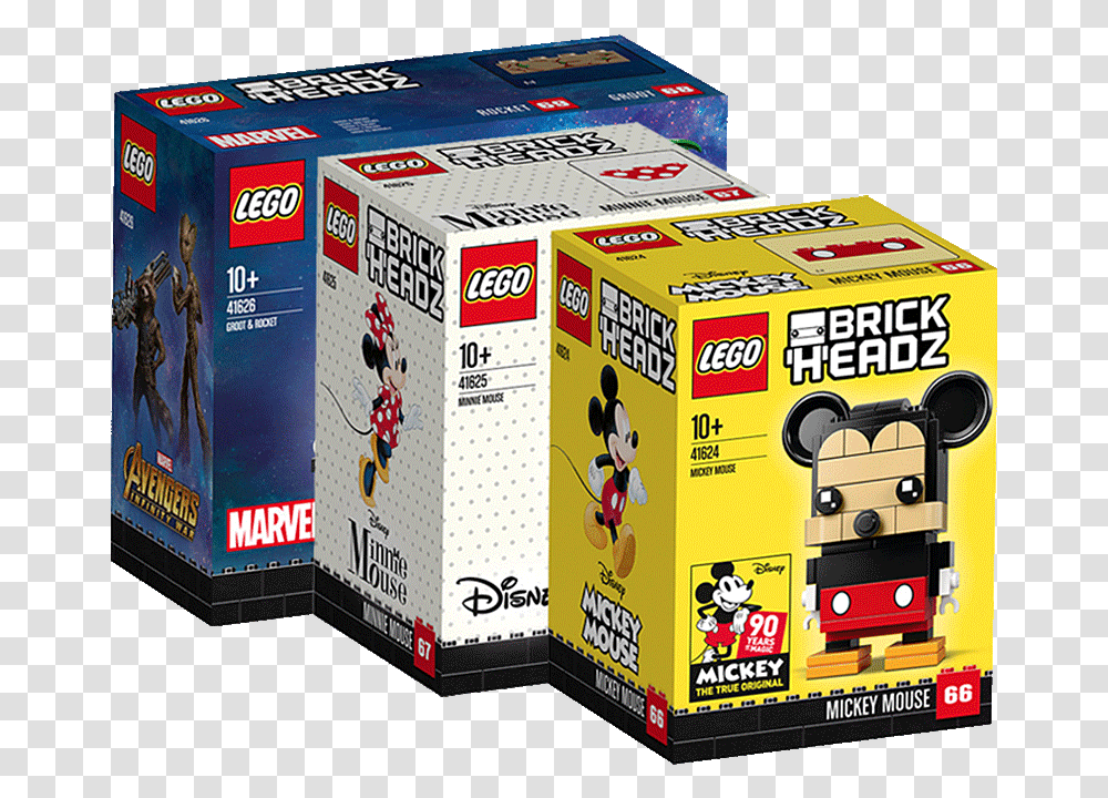 Lego Lego Fangtouzi Brickheadz Big Head Cartoon Doll, Box, Cardboard, Carton Transparent Png