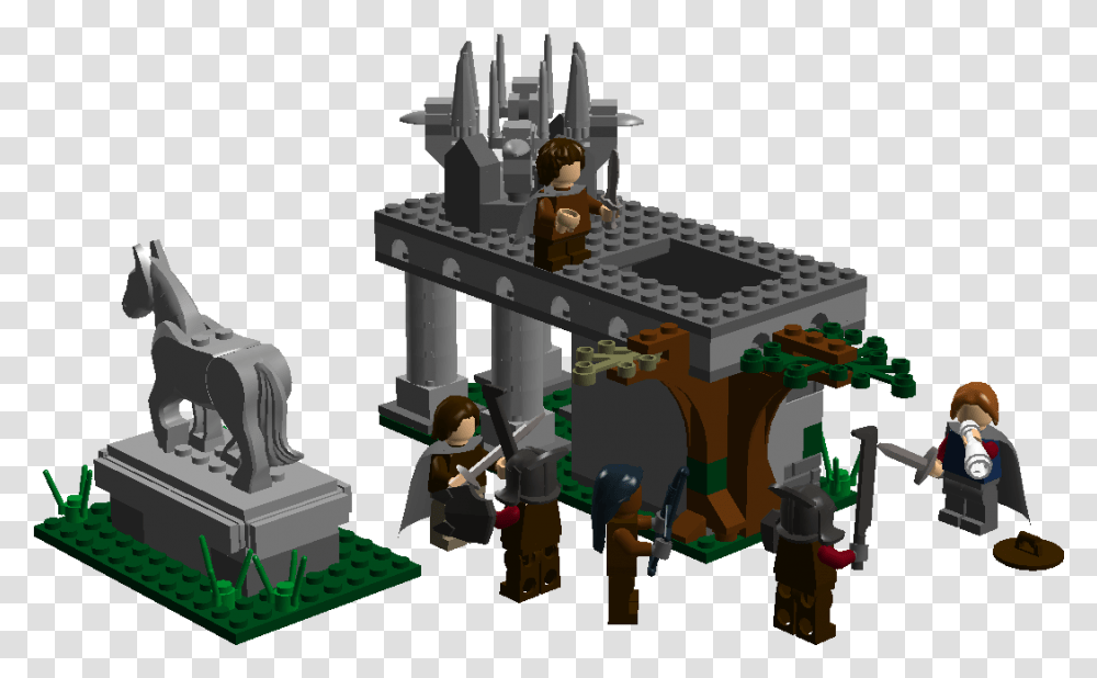 Lego Lord Of The Rings Custom Sets, Toy, Person, Statue Transparent Png