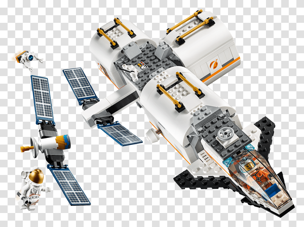 Lego Lunar Space Station 60227 Kidstuff Space Station Lego Set, Toy, Spaceship, Aircraft, Vehicle Transparent Png